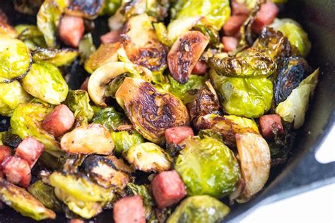 Garlic Roasted Brussels Sprouts