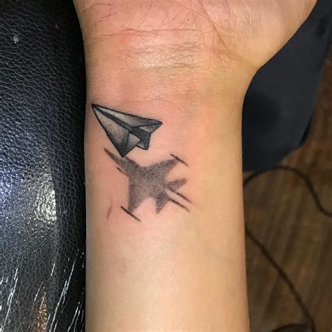 101 Amazing Paper Airplane Tattoo Designs You Need To See! | Outsons ...