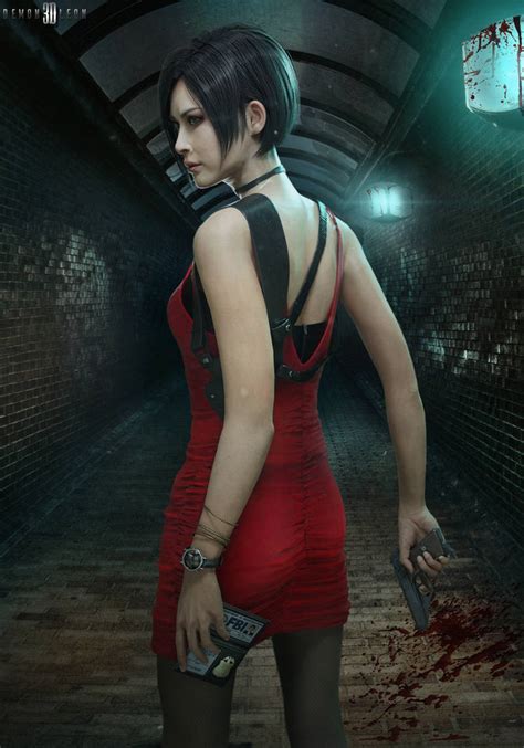 RE2 REMAKE ADA WONG Render by DemonLeon3D on DeviantArt