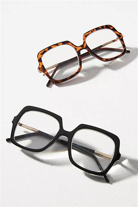 Oversized Square Reading Glasses | Anthropologie