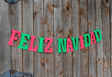 Feliz Navidad Banner Christmas Garland Holiday Garland