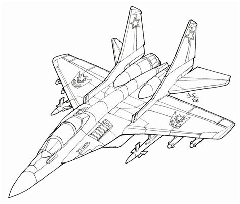 49+ Fighter Jet Plane Coloring Pages | Free Wallpaper