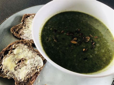 Cauliflower leaf soup — Sweet Apricots