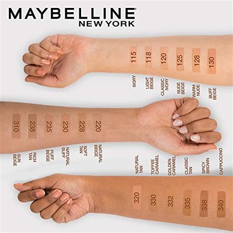 Maybelline Fit Me Matte + Poreless Liquid Foundation Makeup, Sun Beige ...