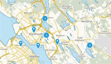 Map Of Dartmouth Ns - Map Of The World