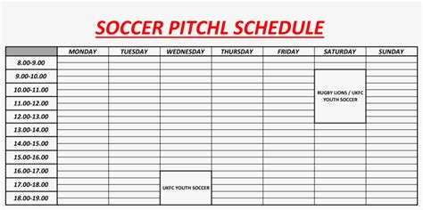 Soccer Field Schedule - Bacs PNG Image | Transparent PNG Free Download ...