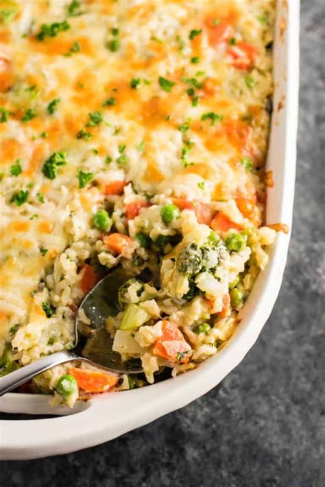 Vegetable and Rice Casserole Recipe - Build Your Bite