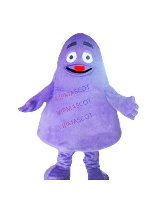 Grimace Purple Monster Mascot Costume Monster Cartoon Costume Costume ...