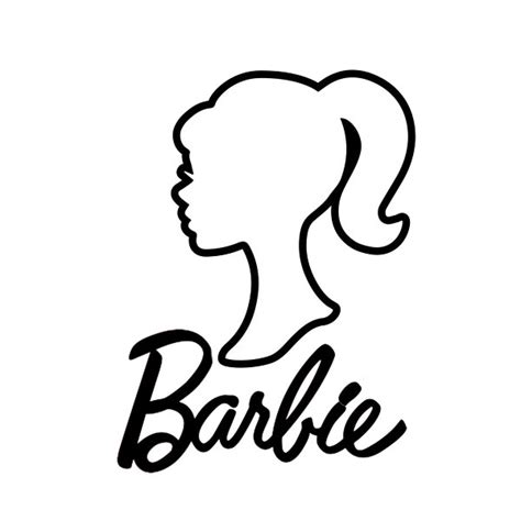 Barbie Head Outline