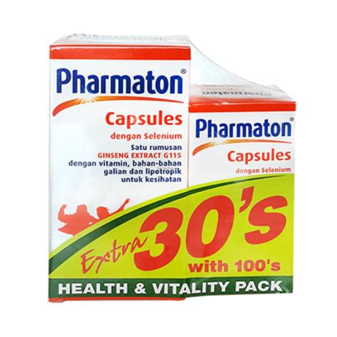 Pharmaton Capsule With Selenium 100'S+30'S