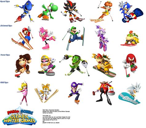 Mario Sonic Olympic Winter Games Characters | Hot Sex Picture