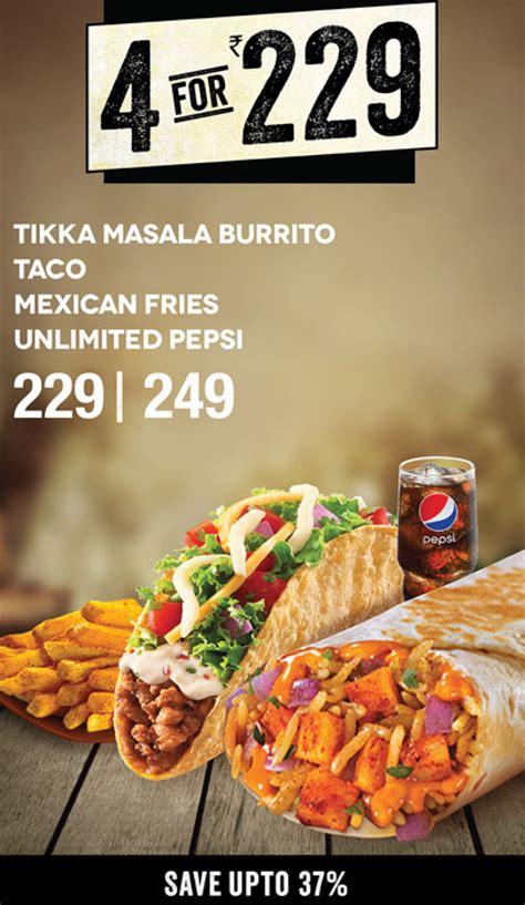 Taco Bell Menu, Menu for Taco Bell, Majiwada, Thane Region, Mumbai