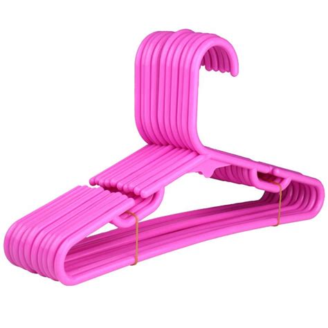 Pink Plastic Kids Hanger, Multi Purpose | Children's Coat Hanger | Kids ...