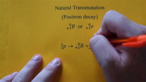 Positron Emission Equation