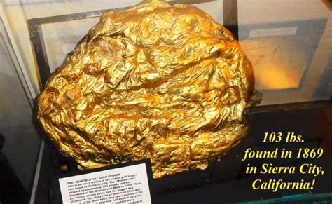 The Largest Gold Nugget Ever Found in California - Geology In