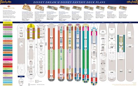 Disney Cruise Line Deck Plans - Magic, Wonder, Dream, Fantasy - Doctor ...