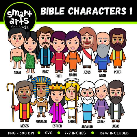 Bible Characters Clip Art 1 – Educational Clip Arts