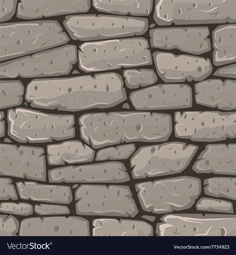 Seamless cartoon stone texture Royalty Free Vector Image