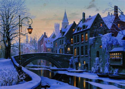 Facebook Amazing Photos: Fascinating winter evening in Brugge, Belgium