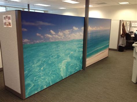 Ocean Mural Wallpaper from Dream Cubicle | Makeovers by Dream Cubicle ...