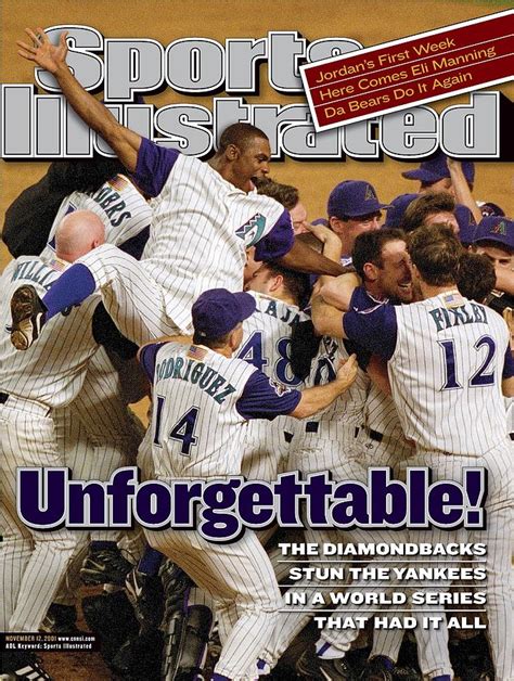 Arizona Diamondbacks, 2001 World Series Sports Illustrated Cover by ...