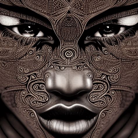 Dark Skin Fantasy Poster · Creative Fabrica