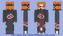 Naruto - Pain (Akatsuki) Minecraft Skin