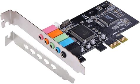 Amazon.com: Optimal Shop PCIe Sound Card for PC Windows 10,5.1 Internal ...