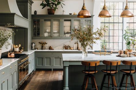 Traditional Kitchen Color Ideas With Oak Cabinets