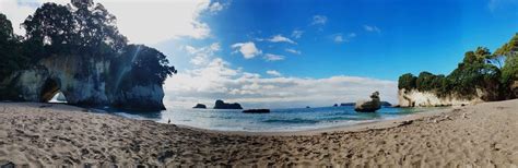 Coromandel Peninsula Coast Cathedral Cove Beaches