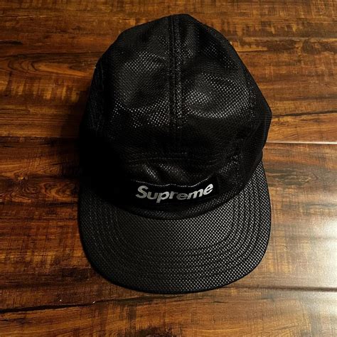 Supreme Men's Black Hat | Depop