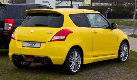 File:Suzuki Swift Sport (FZ NZ) – Heckansicht, 14. April 2013 ...