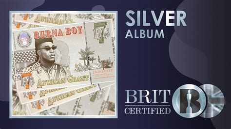 Burna Boy's 'African Giant' Becomes 1st Certified Naija Album in The UK