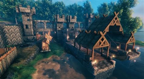 Crafting castle under construction. Love this game! : valheim