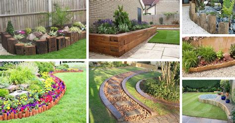 17 Fascinating Wooden Garden Edging Ideas You Must See - The ART in LIFE