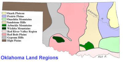 Oklahoma Geography from NETSTATE