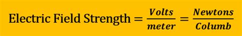 Electric Field Units & Definition - What's Insight