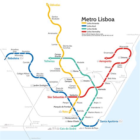 Lisbon — metro and railway [unofficial] [diagram] [map] — tried to ...