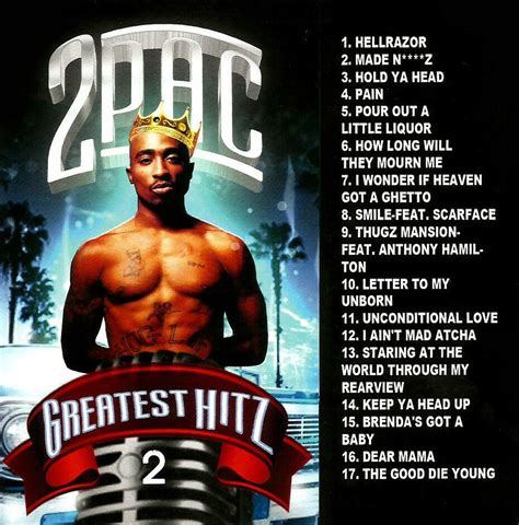 Tupac Greatest Hits 1&2 Hip-Hop Classics Mixtape Compilation | Etsy