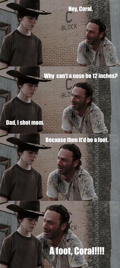 35 Of The Best Walking Dead Carl Meme (Coral) Dad Jokes