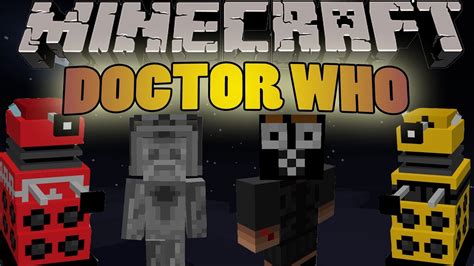 [MINECRAFT] Doctor Who Mod! 1.4.7 - Daleks, CyberMen, TARDIS and more ...