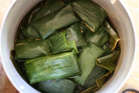 Vegetarian Banana Leaf Tamales Recipe