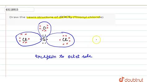 Lewis Dot Structure For Socl2