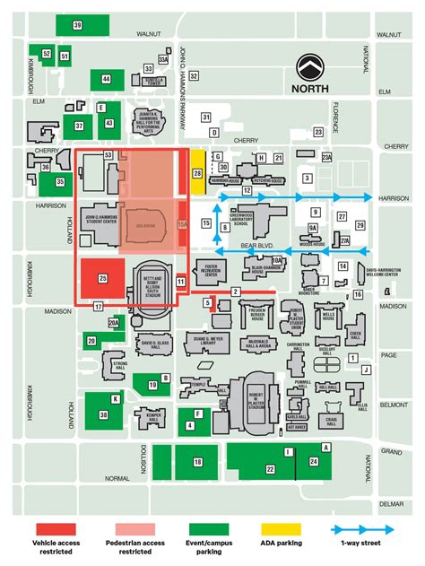 Southeast Missouri State University Campus Map