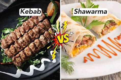 What is the difference between kebab and shawarma