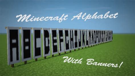 Minecraft Banner Letters | amulette