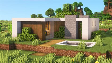 Modern House Design In Minecraft - Image to u