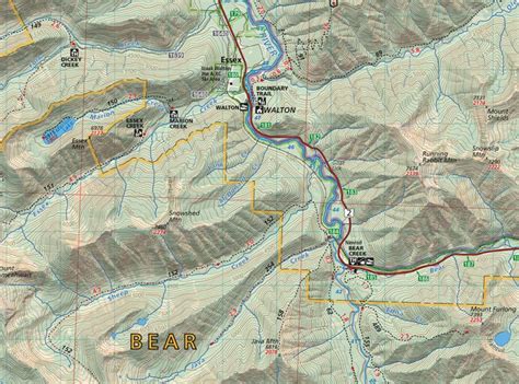 Bob Marshall Wilderness Map