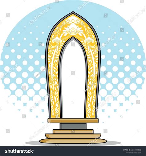 Jayastamba Monument Nganjuk City Vector Stock Vector (Royalty Free ...