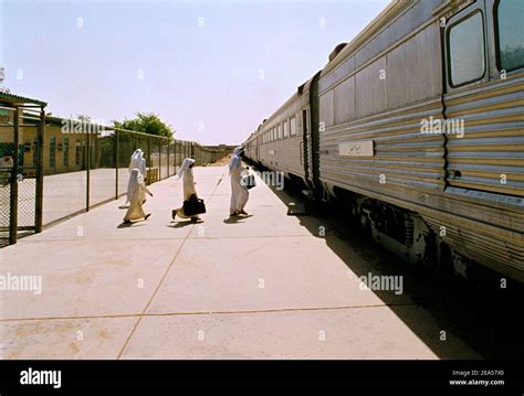 Saudi Arabia Riyadh Railway Station Passengers by Train Stock Photo - Alamy